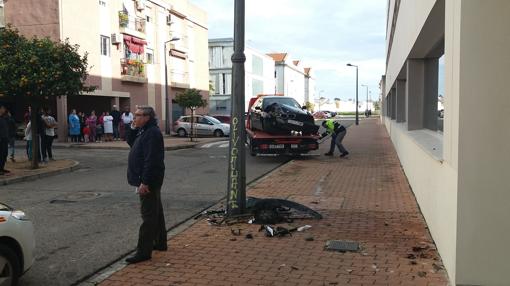 La farola que frenó en seco la huida de los asaltantes