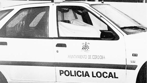 El coche en el que viajaban las agentes de la Policía Local fallecidas