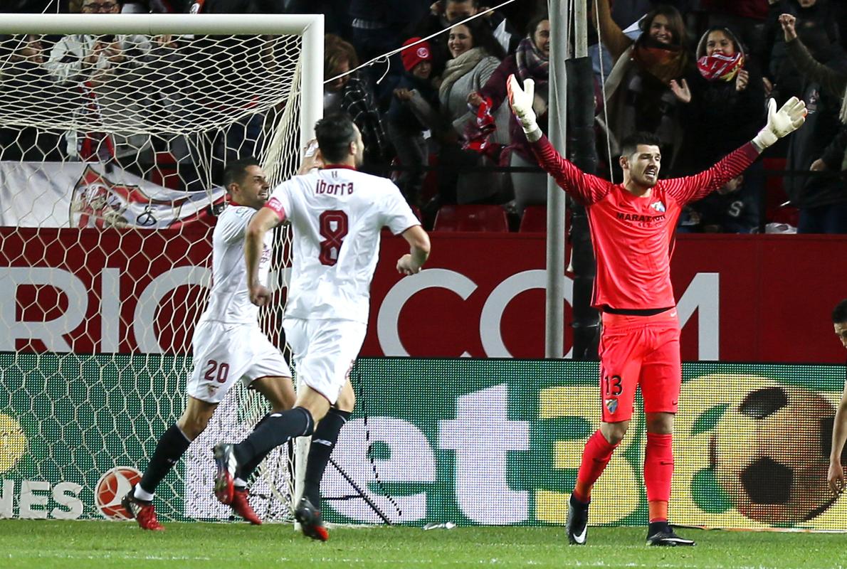 Boyko se lamenta tras el gol de Vitolo el pasado sábado