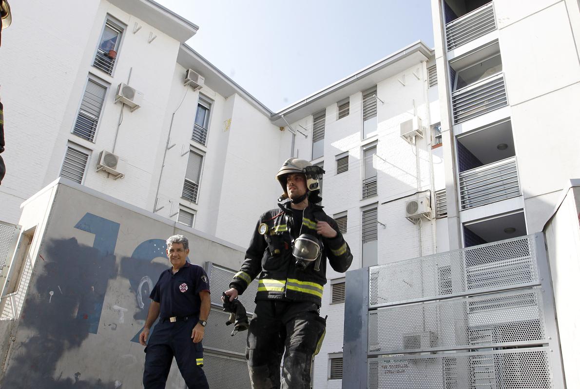 Imagen de archivo de un incendio en la calle Torremolinos