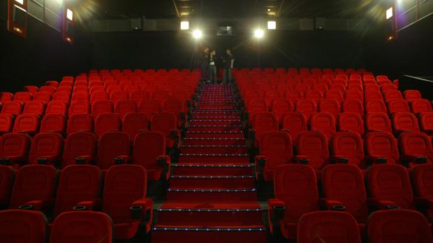 Butacas en una de las salas de los cines del Tablero