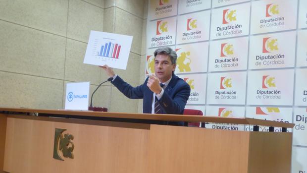 Andrés Lorite, durante la rueda de prensa de este jueves