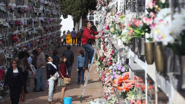 El cementerio de San Rafael en el Día de Todos los Santos