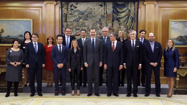 Reunión de los alcaldes de las Ciudades Patrimonio de la Humanidad con el Rey, sin la presencia de Ambrosio