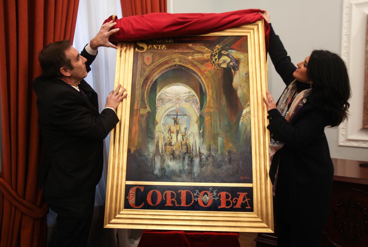 Momento de la presentación del cartel de Semana Santa