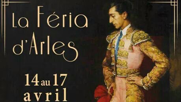 Imagen de Manolete en el cartel anunciador de la Feria de Arlés