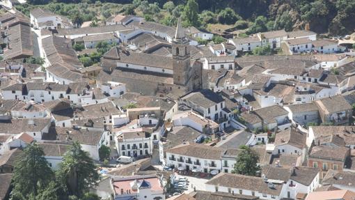 Vista del muncipio de Alájar