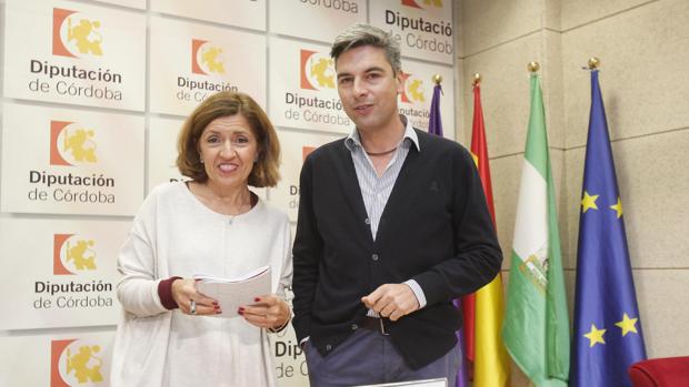 Los diputados provinciales del PP María Jesús Botella y Andrés Lorite