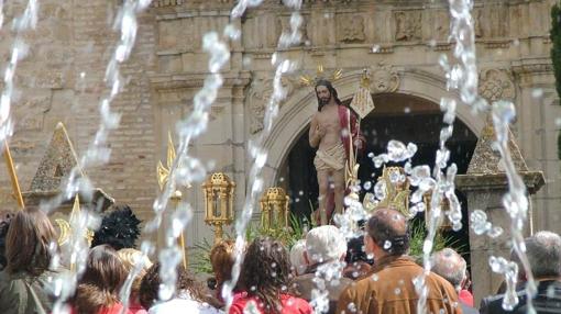 Imagen de un paso de Semana Santa en Bujalance