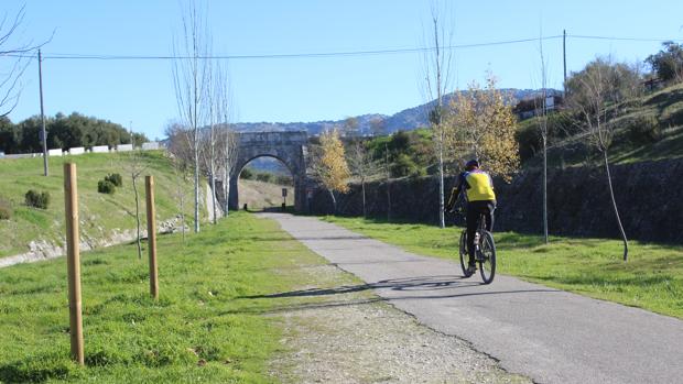 Estado actual de la Vía Verde a su paso por Doña Mencía