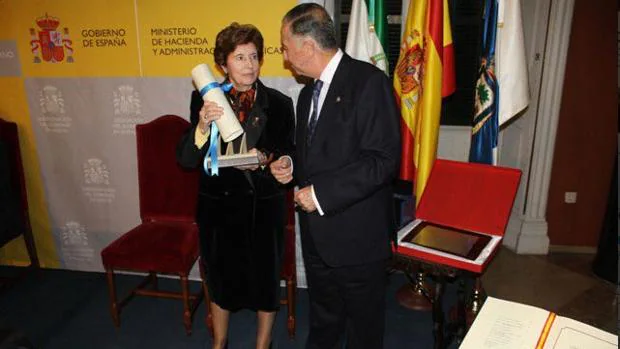 Pilar Pulgar, en un acto público