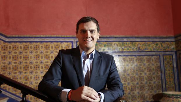 Albert Rivera durante su entrevista con ABC