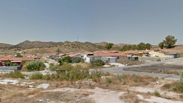 Vista del barrio marginal de Los Asperones, en Málaga