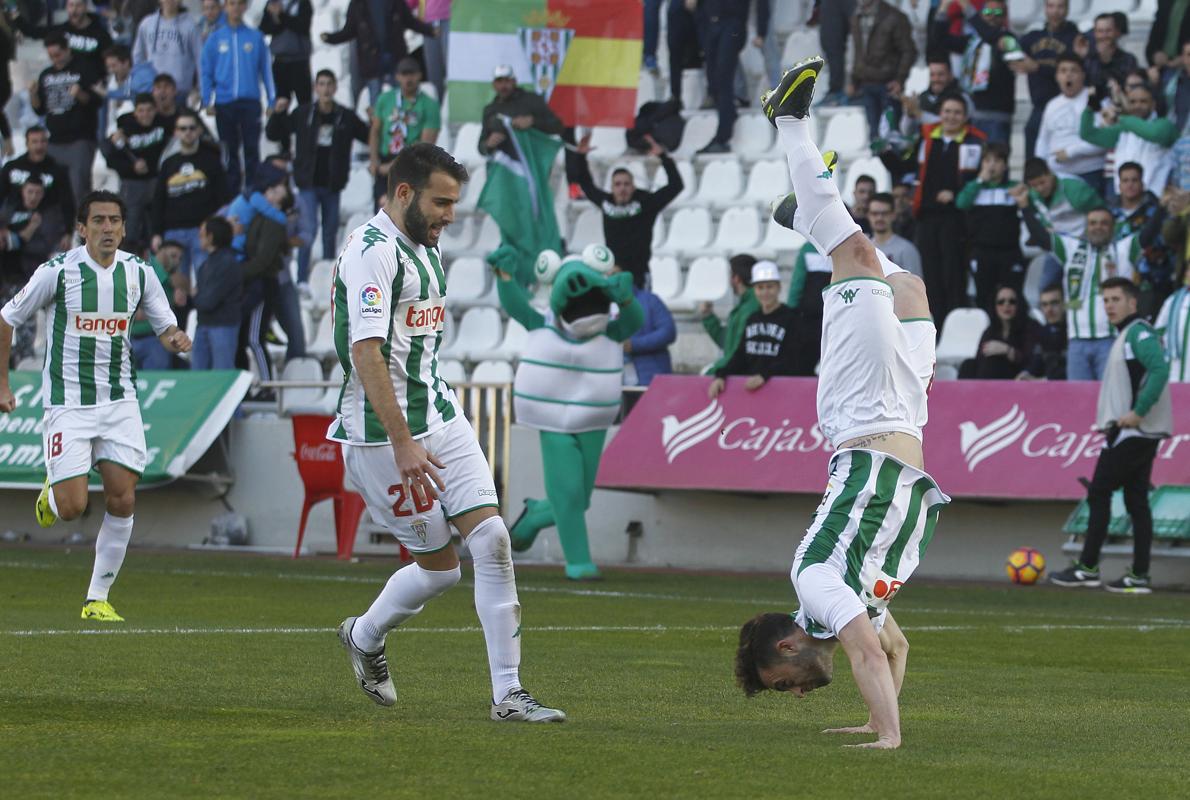 Rodri celebra el gol ante el UCAM