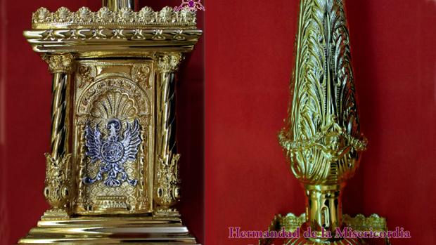 La Misericordia de Córdoba presenta la restauración de sus varales y candelería