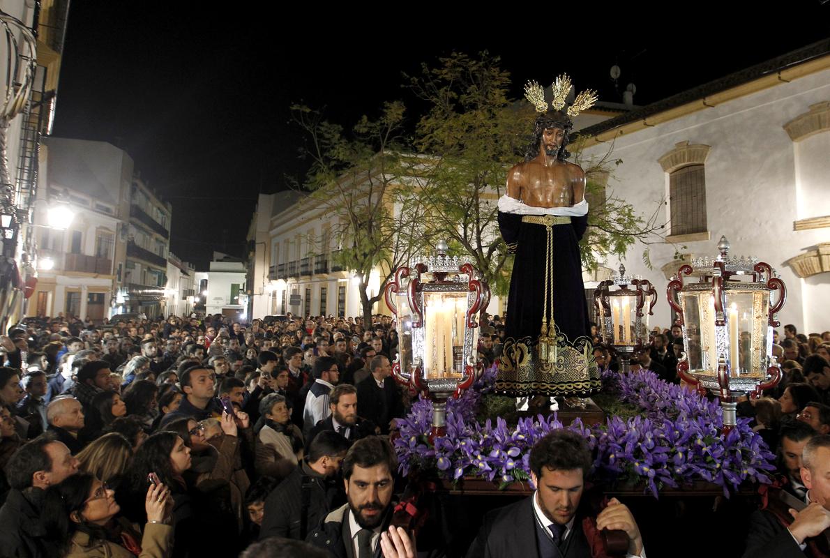 Nuestro Padre Jesús de las Penas, durante su Vía Crucis