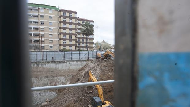 Trabajos en el solar donde estaba La Tercia