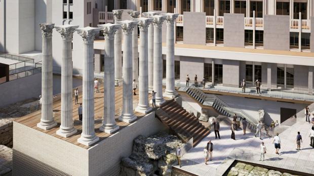 La rehabilitación del Templo Romano de Córdoba arranca el día 27 y podría ser visitable a final de año