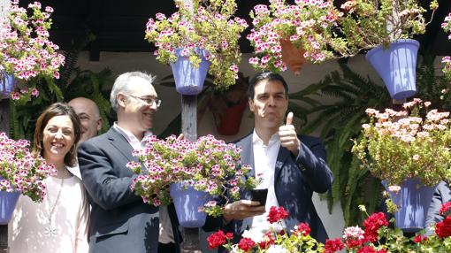 Pedro Sánchez, en los patios