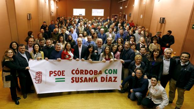 Presentación del grupo de apoyo a Susana Díaz en Córdoba a las primarias del PSOE