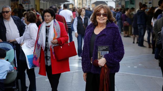 Cristina Fernández Cubas, en la Feria del Libro