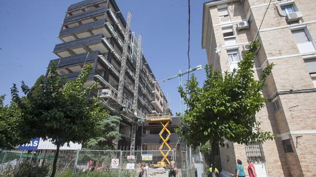 El edificio, en obras en junio de 2016