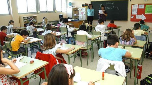 Aula de primaria de un colegio