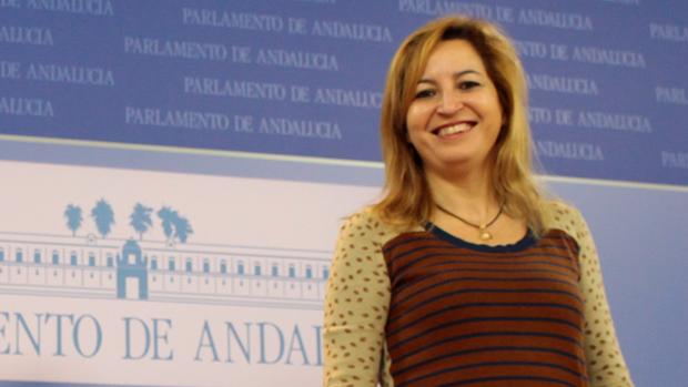 La portavoz adjunta de Podemos en el Parlamento de Andalucía, Carmen Lizarraga.