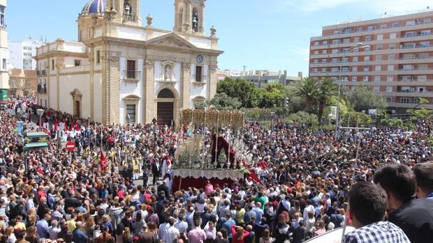 La Borriquita a su salida de San José