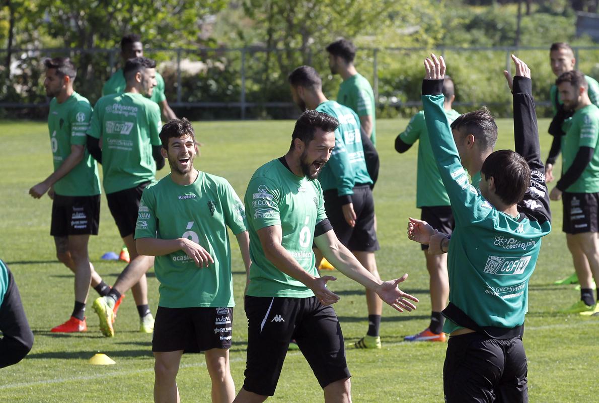 Rodas, en una sesión de entrenamiento