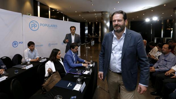 Adolfo Molina, en un acto reciente del PP