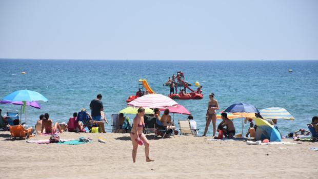 La playa de Fuengirola, en Málaga