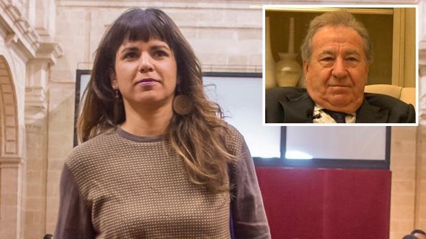 Teresa Rodríguez y el empresario Manuel Muñoz