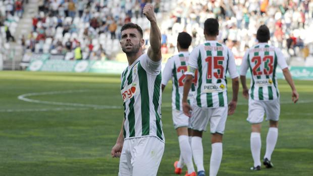 Rodri festeja con rabia el gol anotado contra el Reus