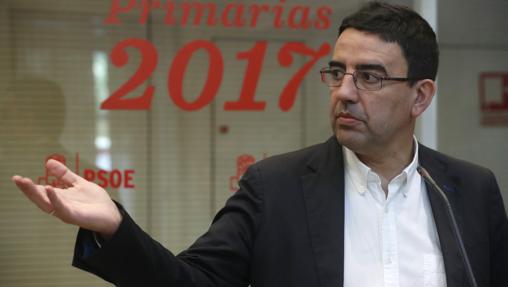 Mario Jiménez, portavoz de la gestora del PSOE