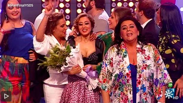 La cantante jiennense Julia Garrido, ganadora del programa de sevillanas «Yo soy del Sur»