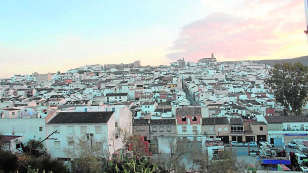 Vista general del casco antiguo de Baena