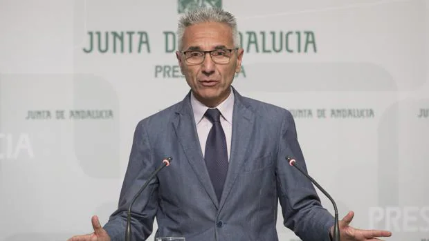 Miguel Ángel Vázquez, tras el Consejo de Gobierno este lunes