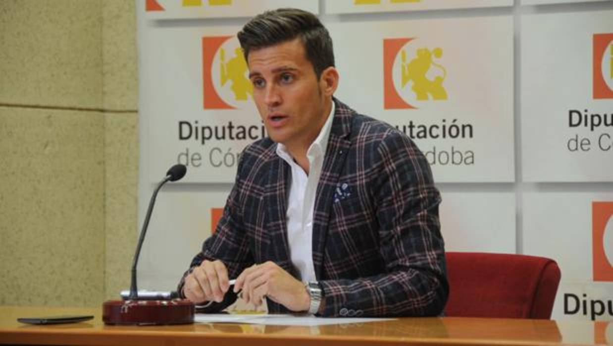 El diputado de Deportes de la Diputación de Córdoba, Martín Torralbo, en la presentación