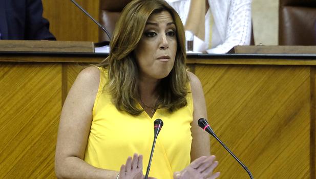 La presidenta de la Junta de Andalucía, Susana Díaz