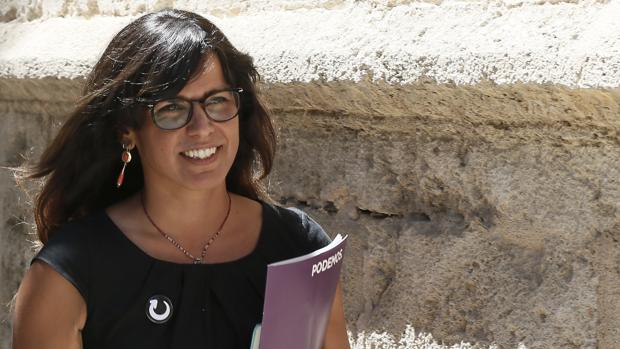 La coordinadora de Podemos Andalucía, Teresa Rodríguez