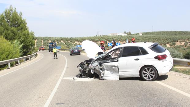 Estado en el que ha quedado el coche implicado en el accidente