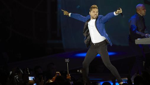 David Bisbal en uno de sus conciertos