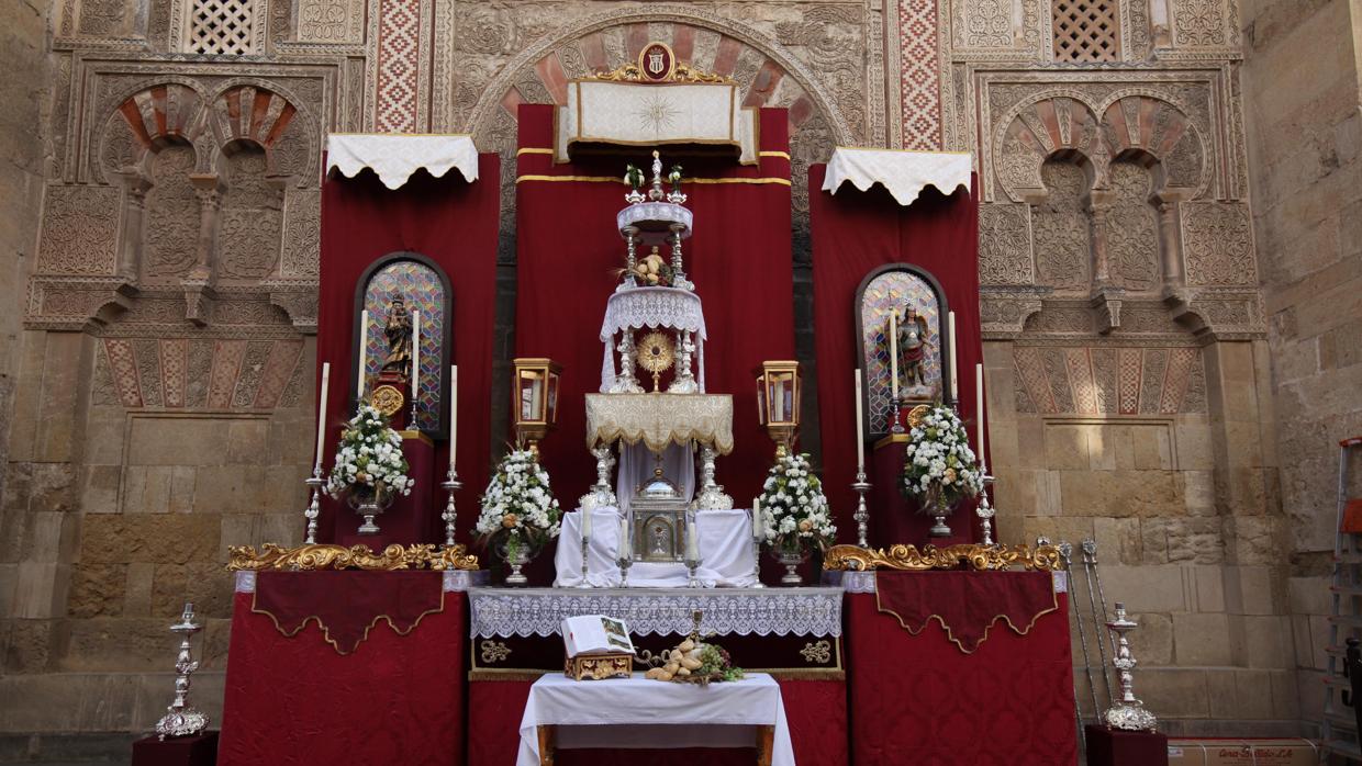 Altar de la hermandad de la Merced