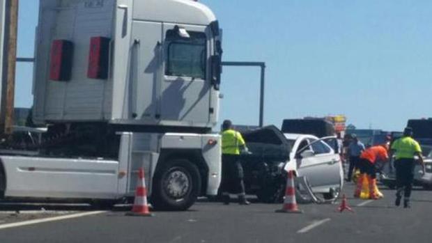 El accidente que ha tenido lugar en Málaga