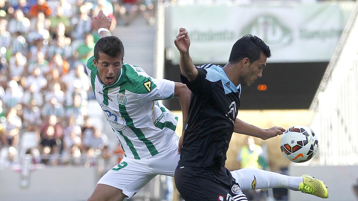 Dani Pinillos en Córdoba-Celta en Primera División