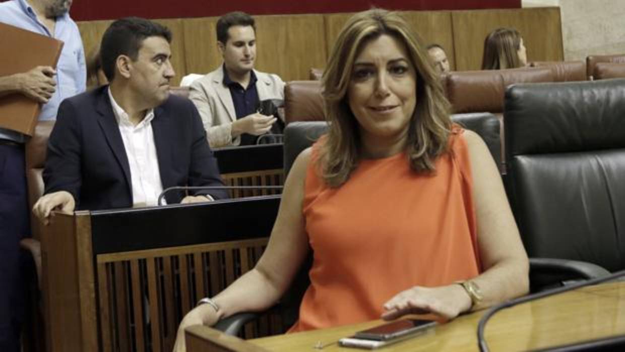 La presidenta de la Junta de Andalucía, Susana Díaz