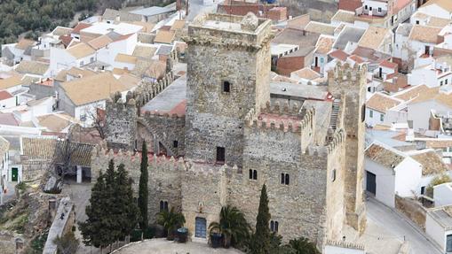 Vista aérea del Castillo de Espejo