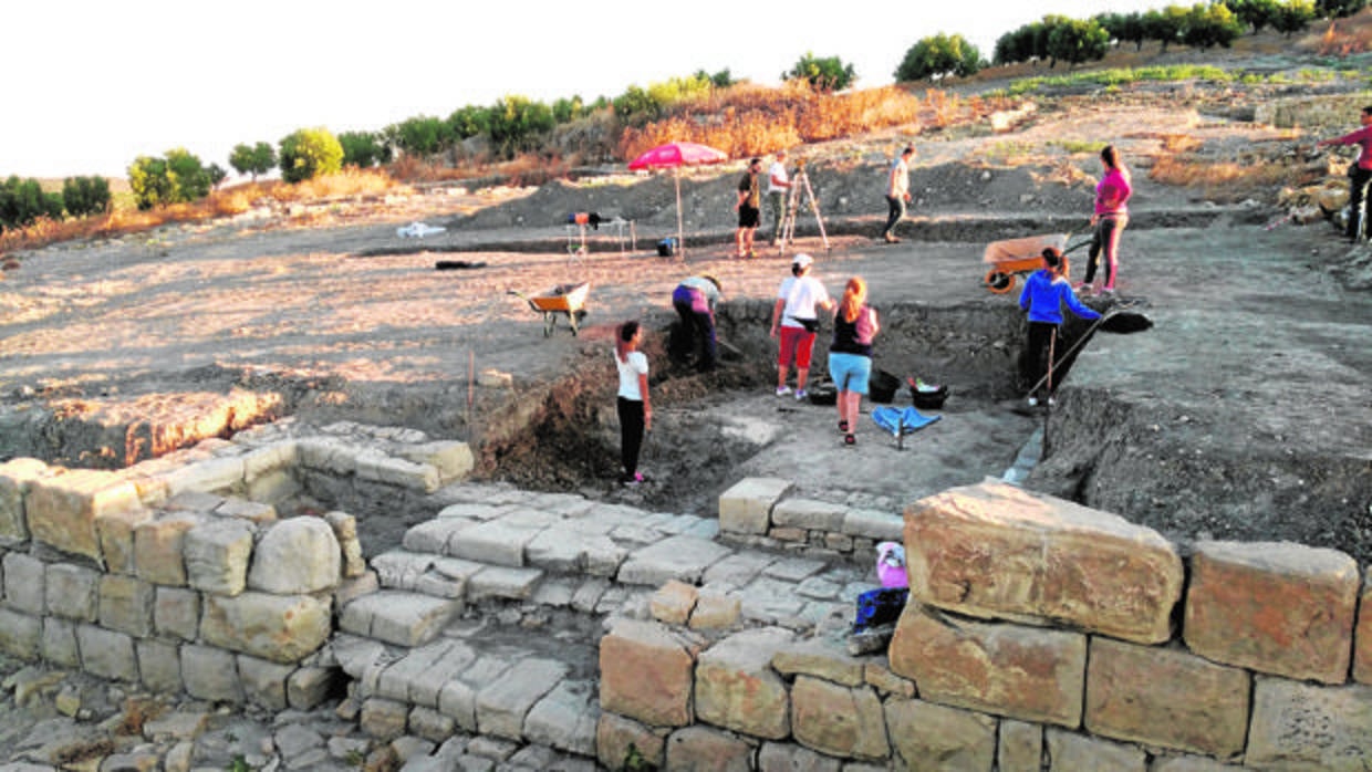 Zona de Torreparedones en la que se ha actuado este año