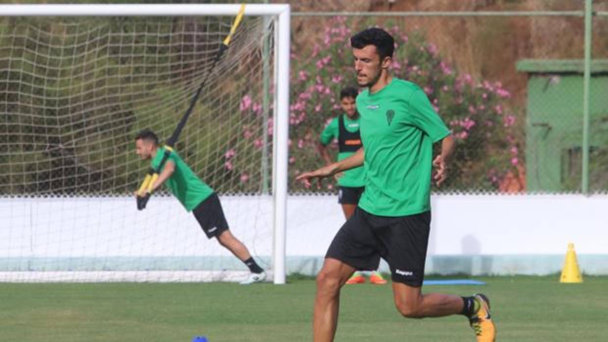 Quiles, durante un entrenamiento en Benahavís